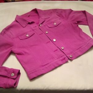Pink Denim Jacket